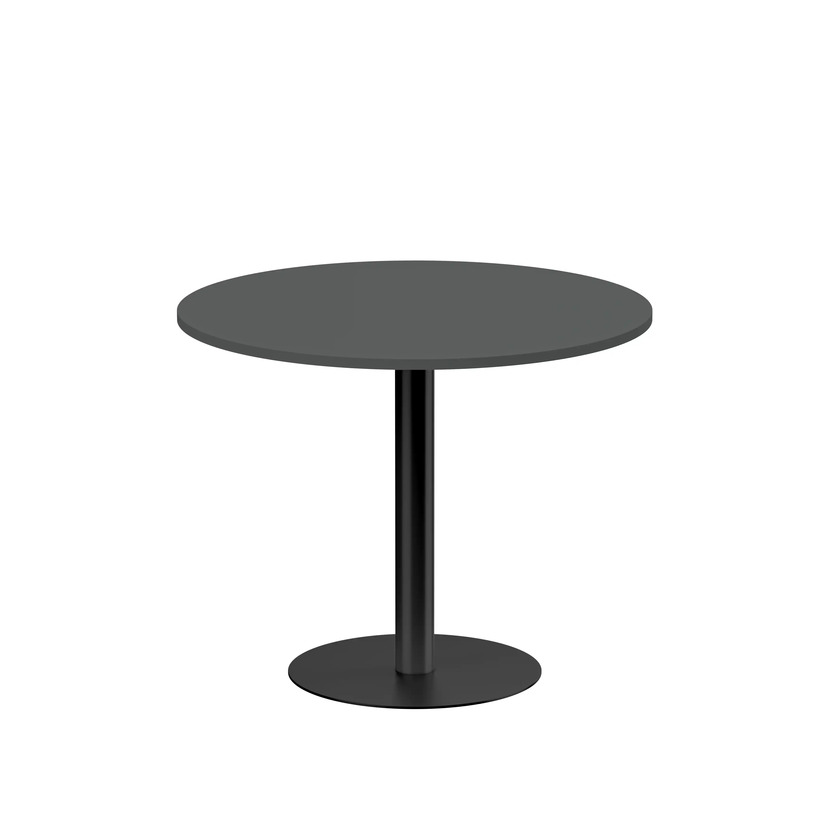 Cafébord pelarstativ Ø900 mm mörkgrå/svart