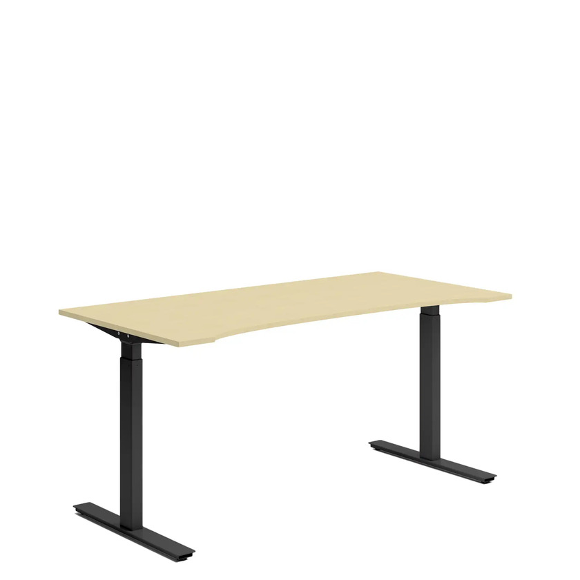 Ergofunk Smart 650 Svart 1600 X 800 med maguttag