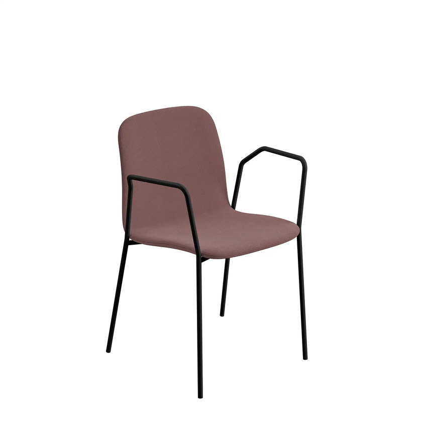 Lövhult karmstol Cura 64195/Svart stativ