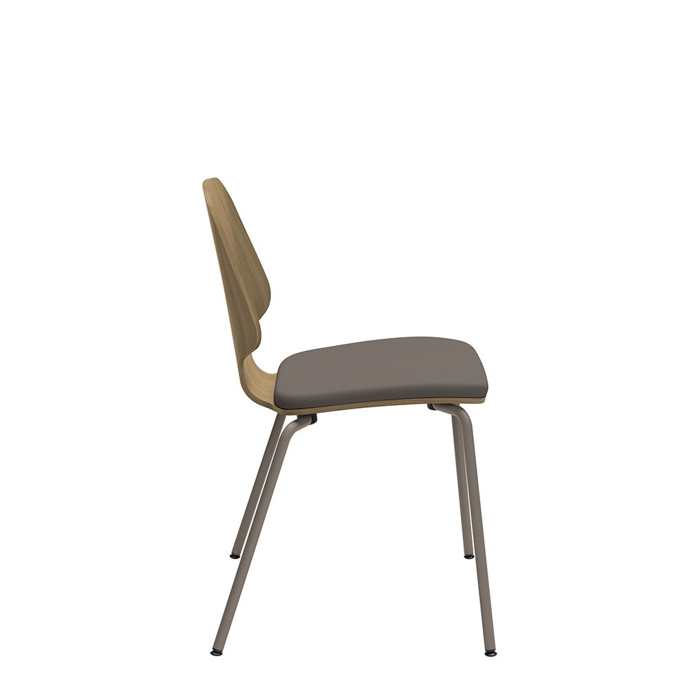 Råshult benstativ ek, stativ champagne, tyg Cura Loop 61168