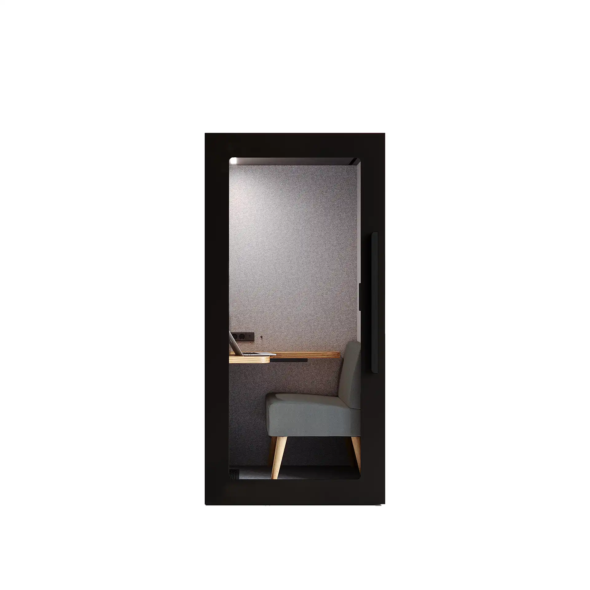 Lugnet Pod Fokus - Exteriör svart/Möbeltyg Cura 61259
