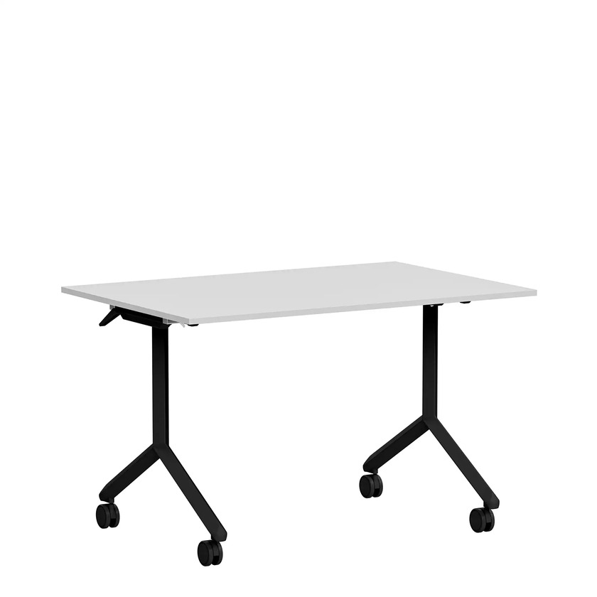 Fällbart bord Ergofunk Tilt 1200 x 800 ljusgrå/svart