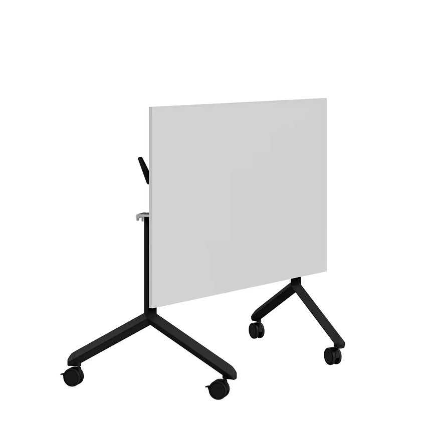 Fällbart bord Ergofunk Tilt 1200 x 800 ljusgrå/svart