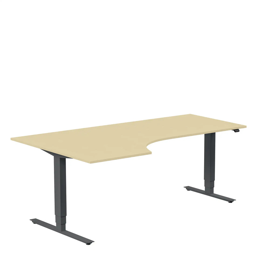 Ergofunk Max Left 2000 x 1200 birch/anthracite