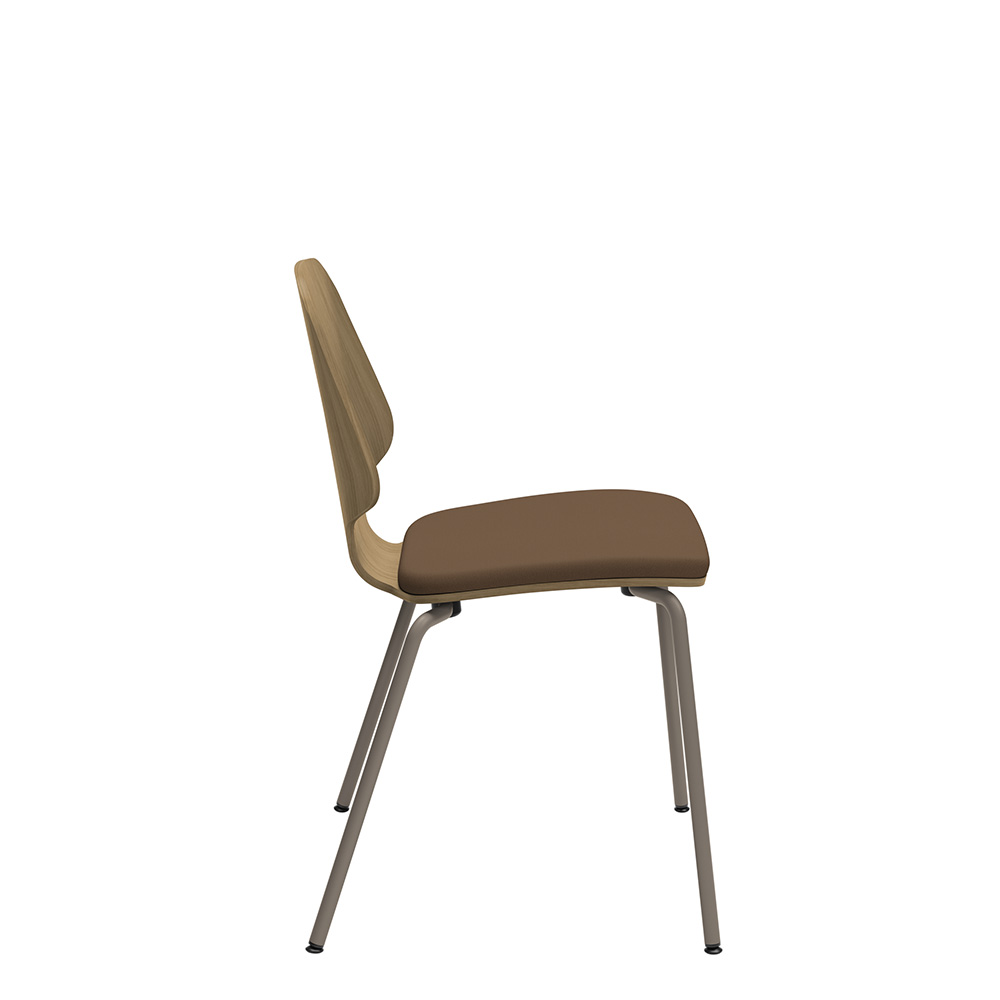 Råshult benstativ ek, stativ champagne, tyg Cura Loop 61260