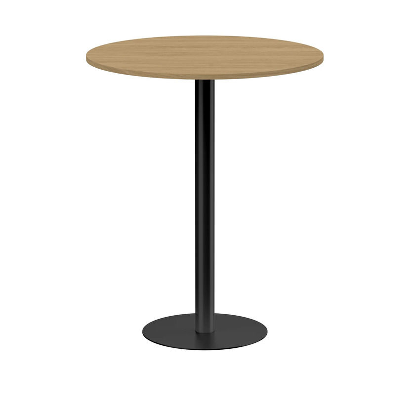 Barbord/Ståbord Ø900 mm ek/svart