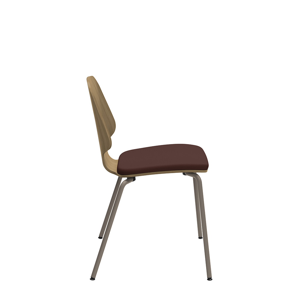 Råshult benstativ ek, stativ champagne, tyg Cura Loop 61258