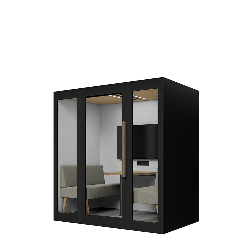 Lugnet Pod Kvartett - Exteriör svart/Möbeltyg Cura 61259