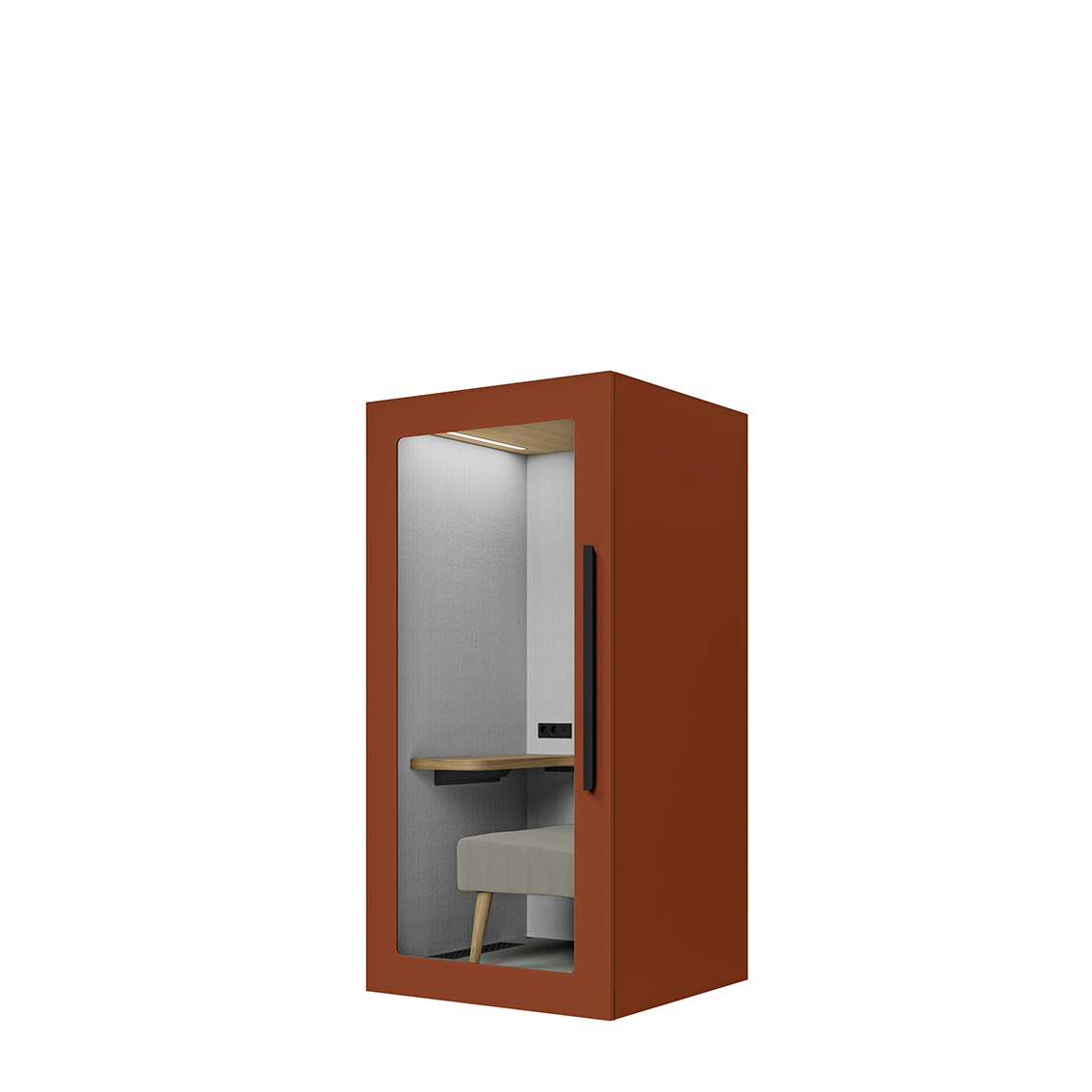 Lugnet Pod Fokus - Exteriör vinröd/Möbeltyg Cura 61259