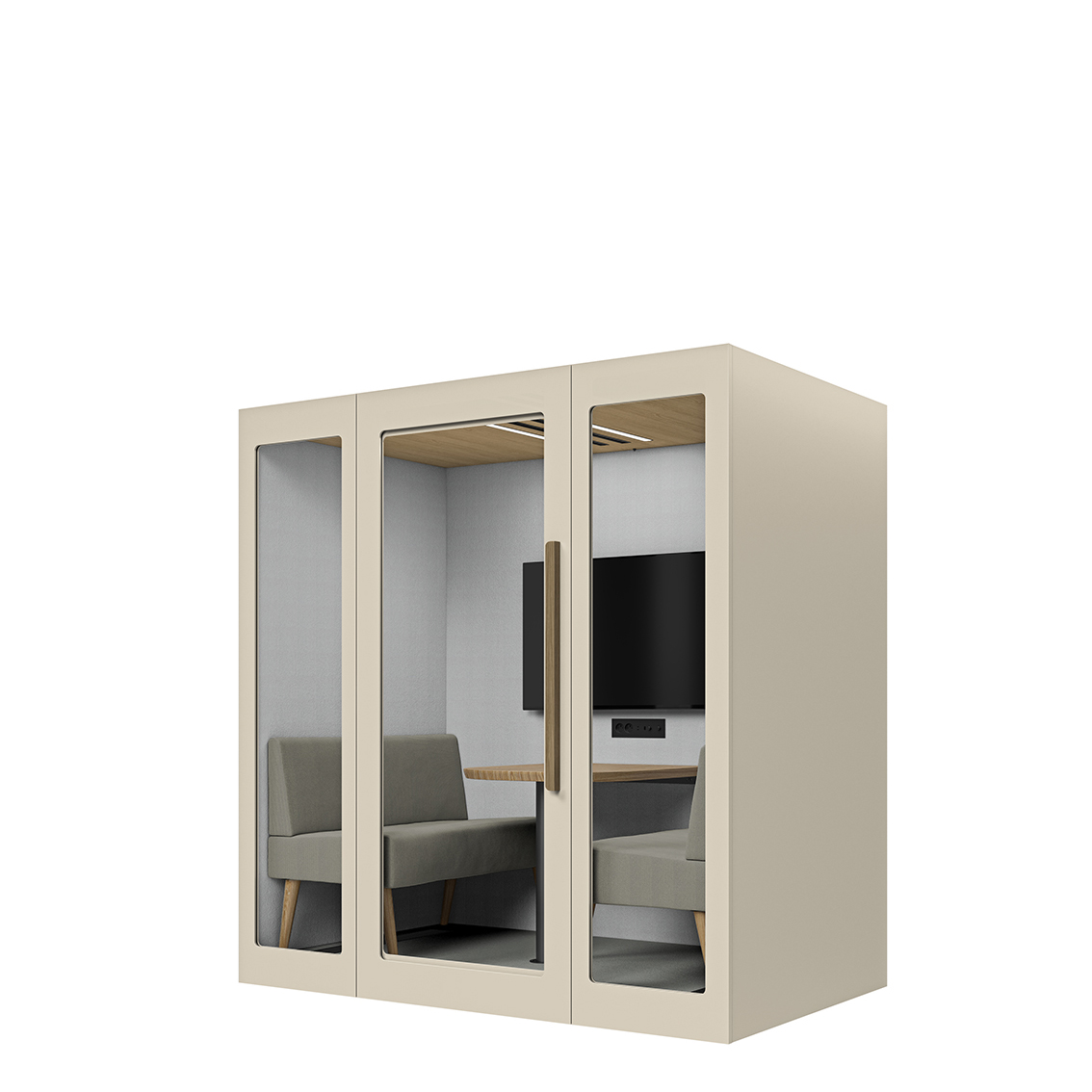 Lugnet Pod Kvartett - Exteriör beige/Möbeltyg Cura 61259
