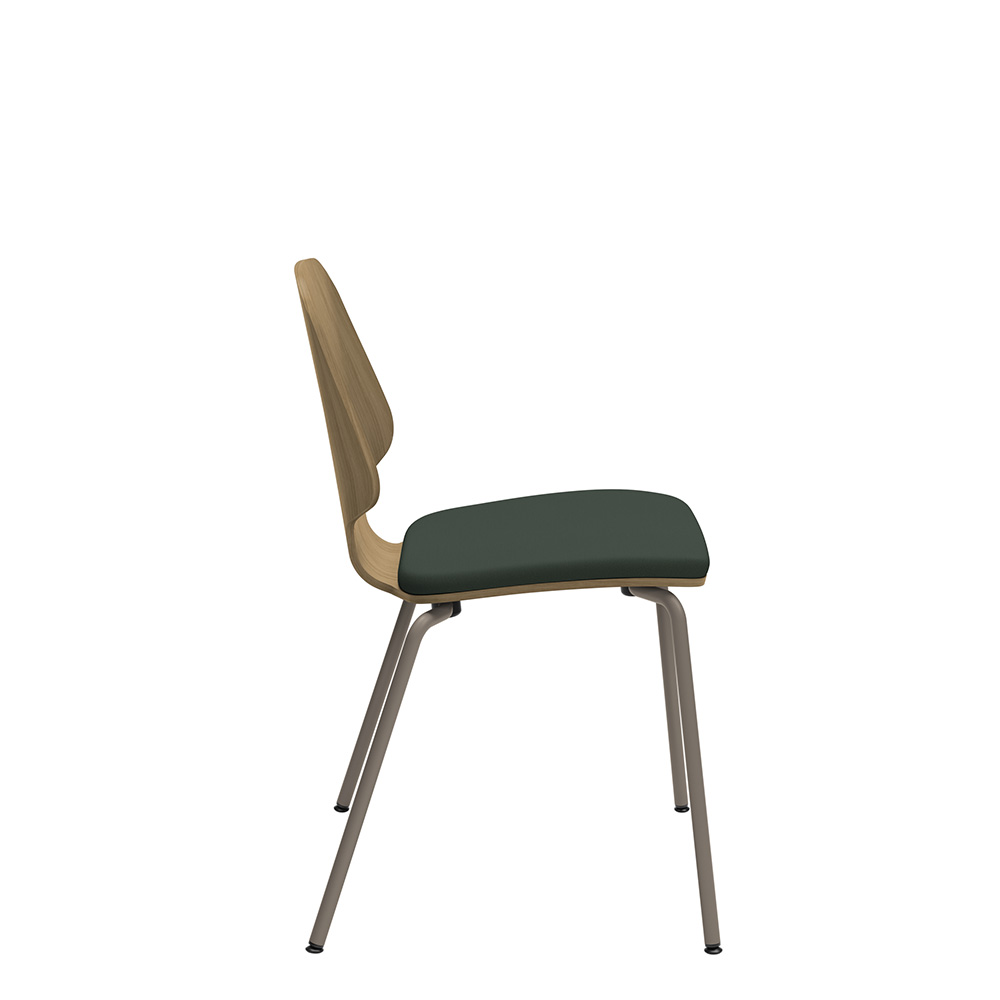 Råshult benstativ ek, stativ champagne, tyg Cura Loop 68182