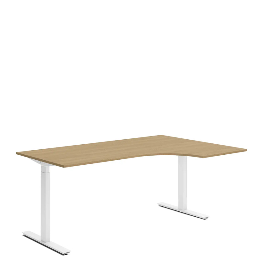 Ergofunk Smart 650 Vit 1800 X 1200 Höger