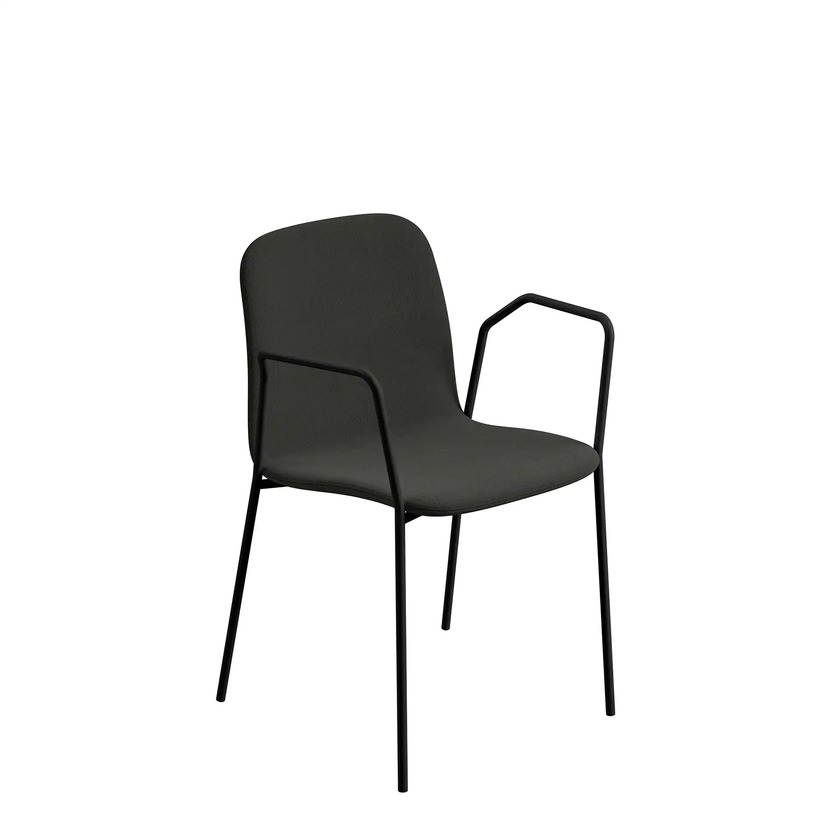 Lövhult karmstol Cura 60999/Svart stativ