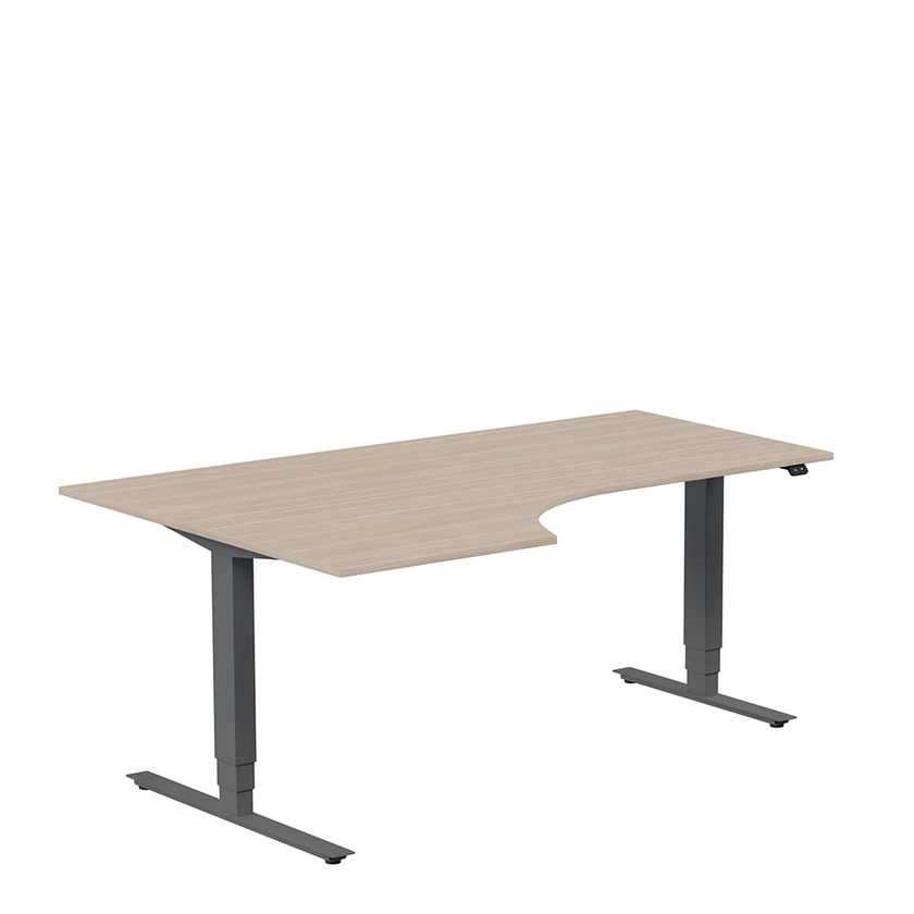 Ergofunk Max Left 1800 x 1200 ash/anthracite