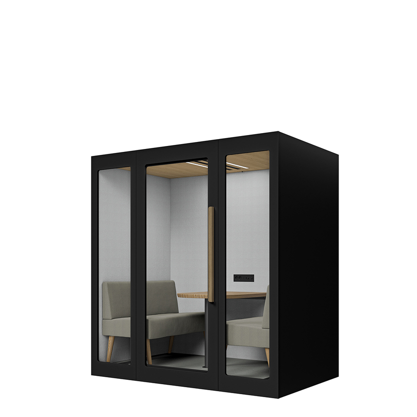 Lugnet Pod Kvartett - Exteriör svart/Möbeltyg Cura 61259