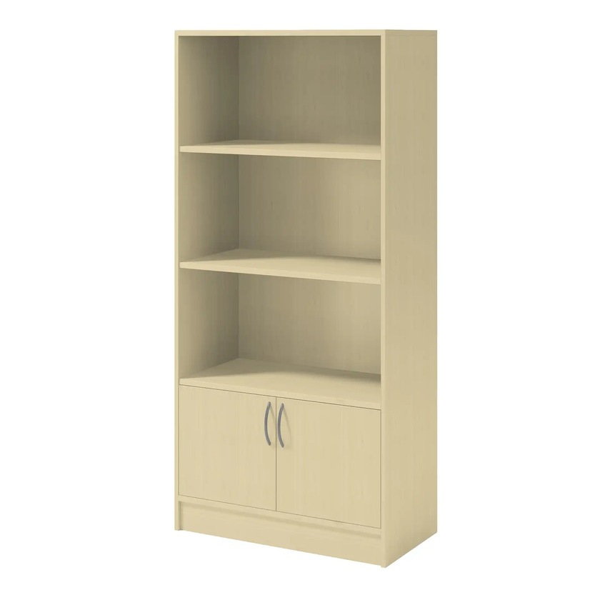 Skåp med slagdörrar/Öppet 4001 Björk