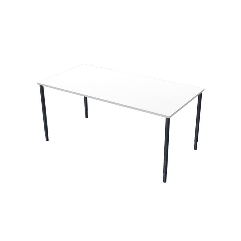 Bord 1600 X 800 vit/svart