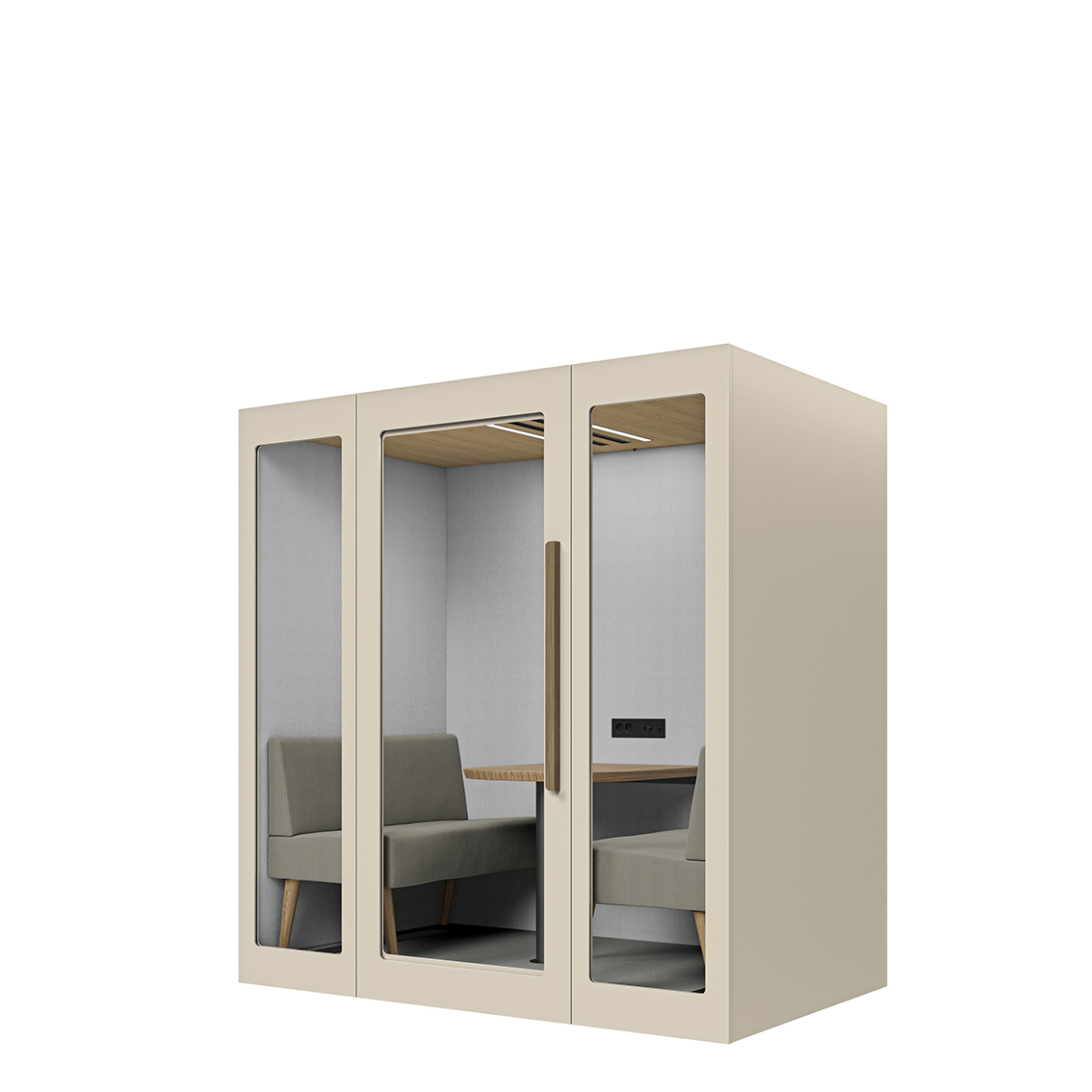 Lugnet Pod Kvartett - Exteriör beige/Möbeltyg Cura 61259