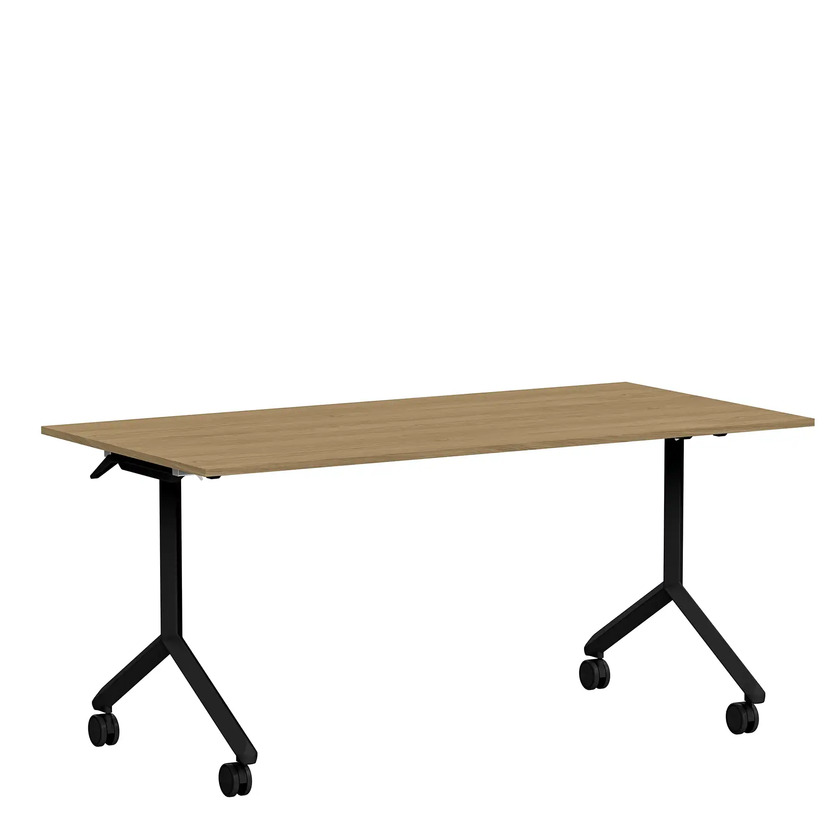 Fällbart bord Ergofunk Tilt 1600 x 800 ek/svart