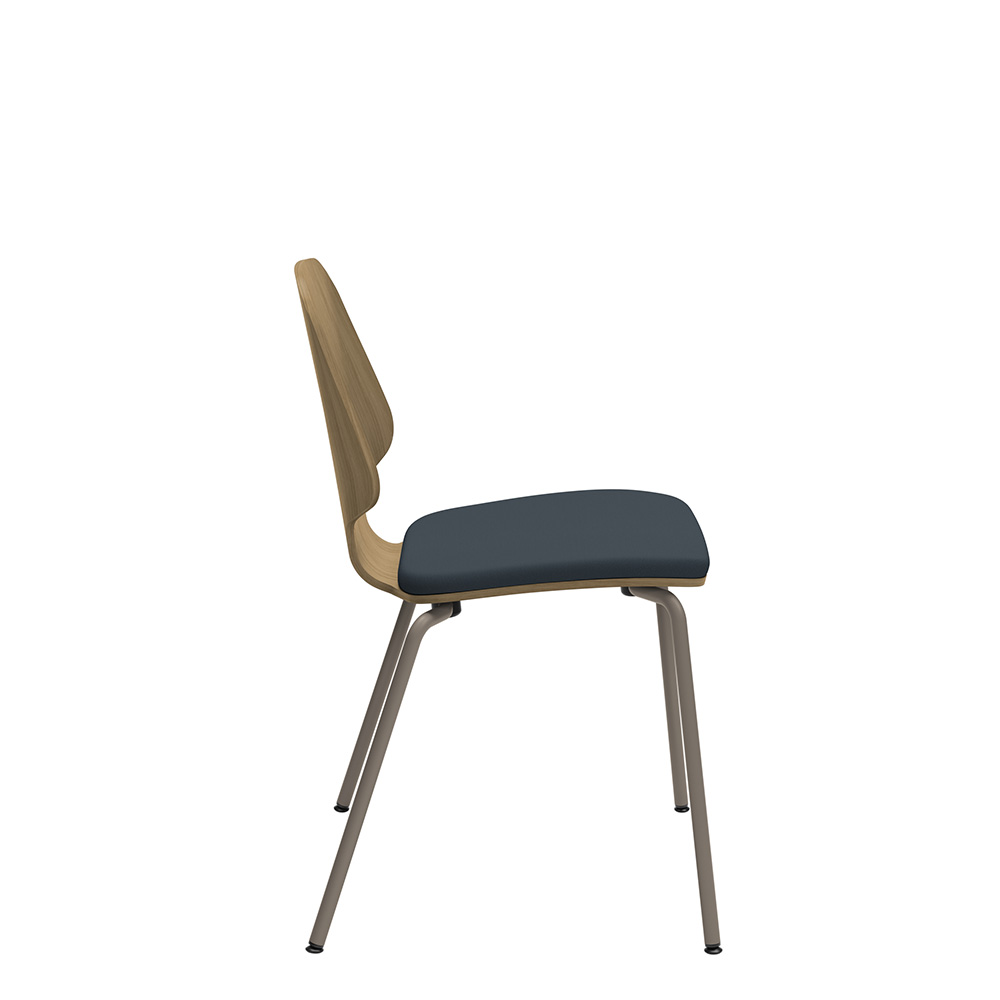 Råshult benstativ ek, stativ champagne, tyg Cura Loop 66166