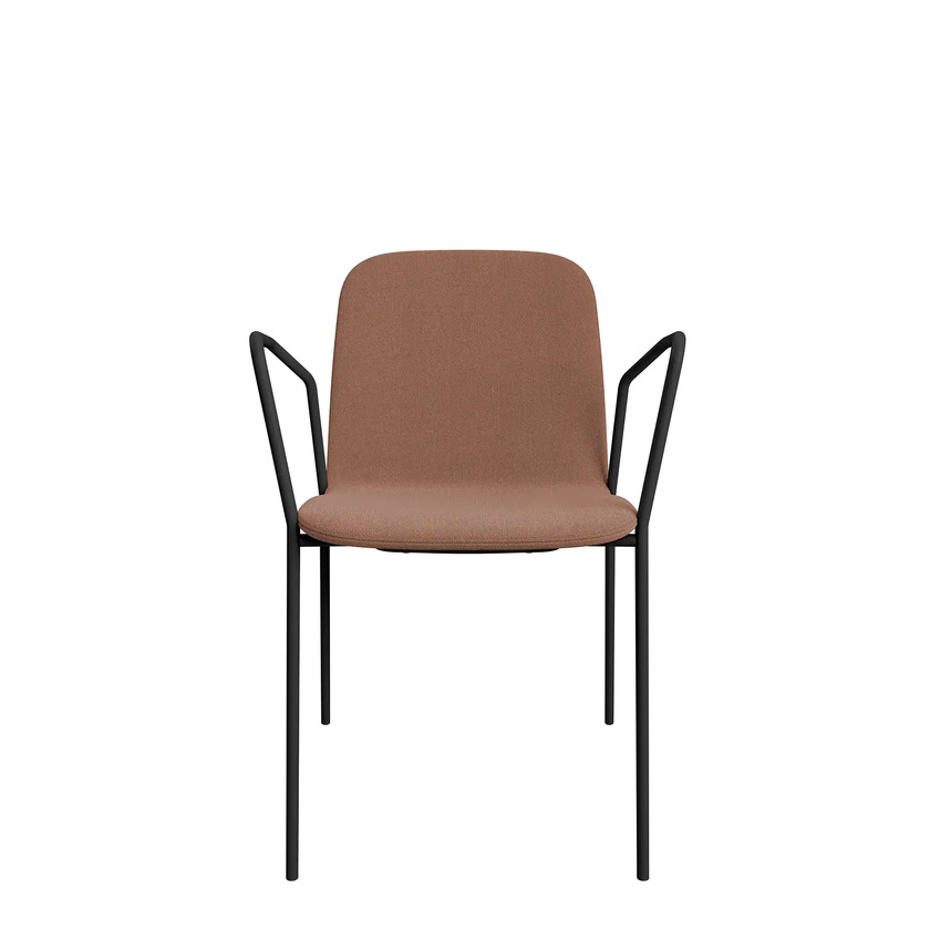 Lövhult karmstol Cura 61257/Svart stativ