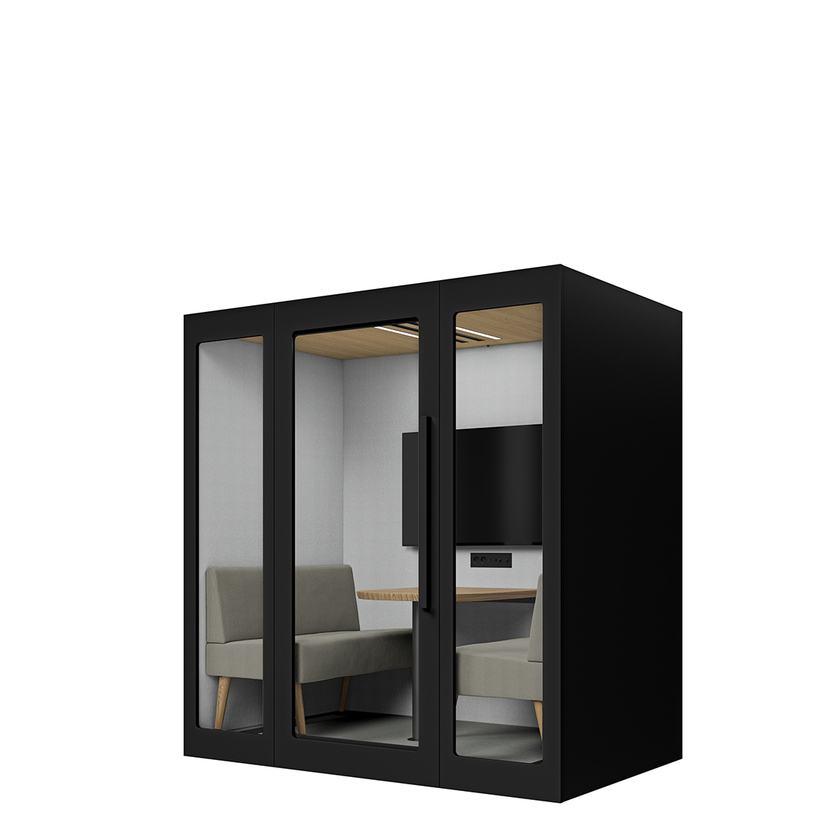 Lugnet Pod Kvartett - Exteriör svart/Möbeltyg Cura 61259