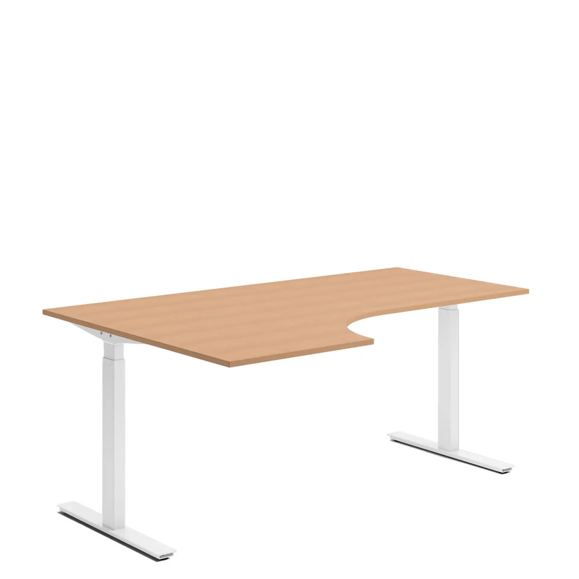 Ergofunk Smart 650 Vit 1800 X 1200 Vänster