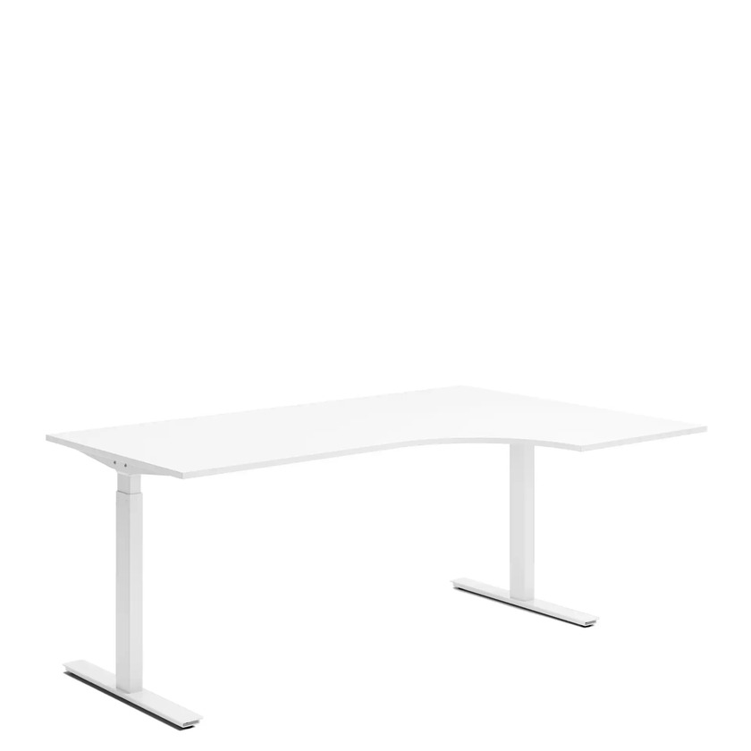 Ergofunk Smart 650 Vit 1800 X 1200 Höger