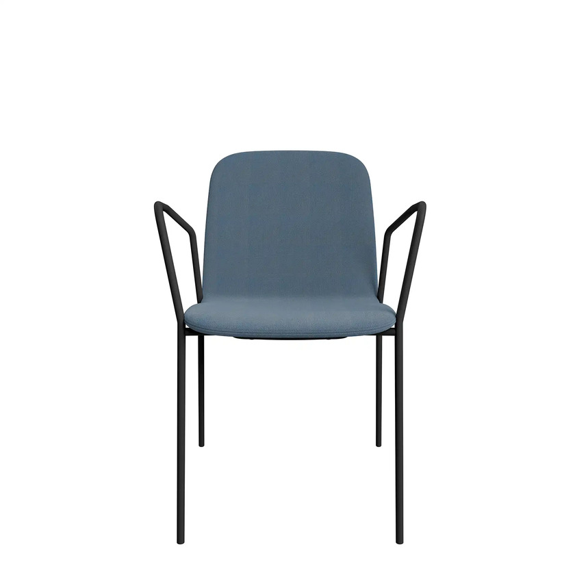 Lövhult karmstol Cura 66239/Svart stativ