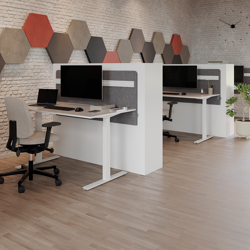 Bordsskärm Selma 1200 X 650 X 40 Grå 003