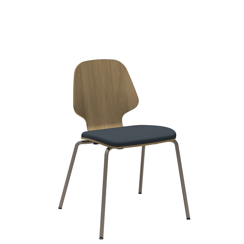 Råshult benstativ ek, stativ champagne, tyg Cura Loop 66166