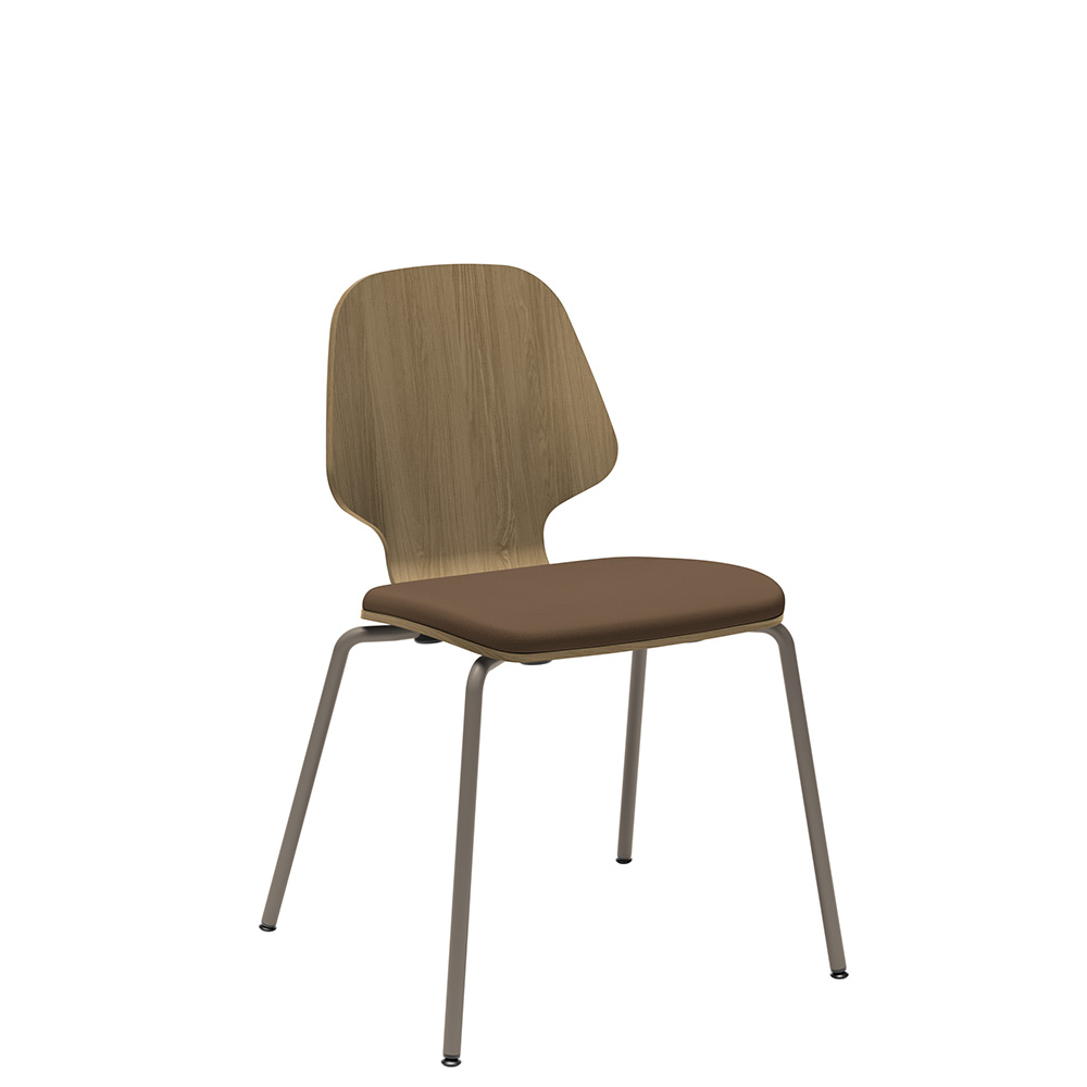 Råshult benstativ ek, stativ champagne, tyg Cura Loop 61260