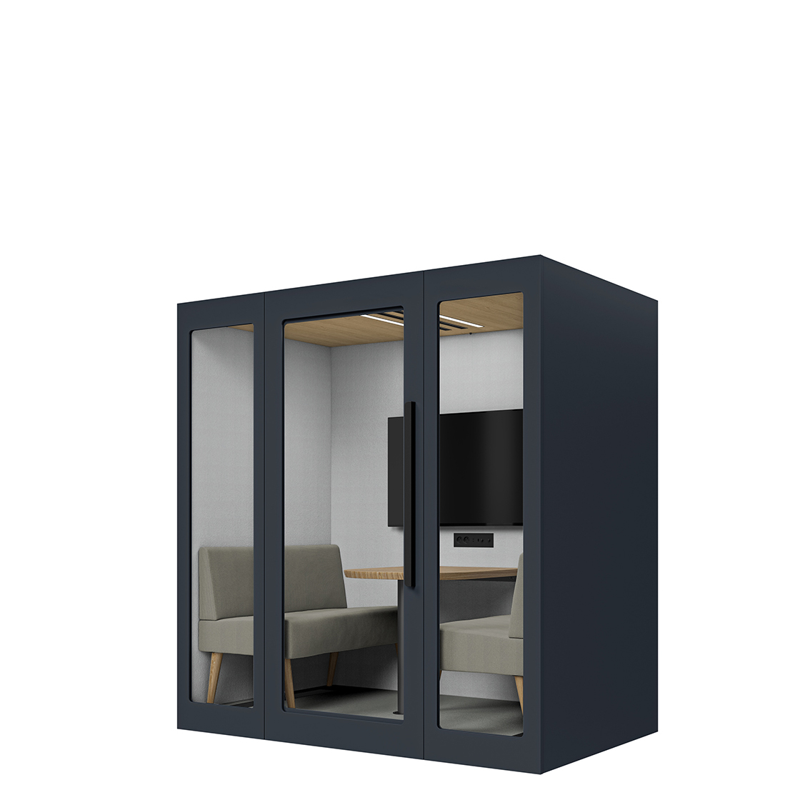 Lugnet Pod Kvartett - Exteriör marinblå/Möbeltyg Cura 61259