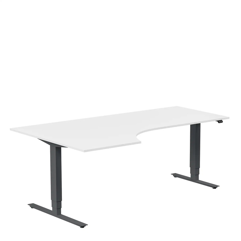 Ergofunk Max Left 2000 x 1200 white/anthracite