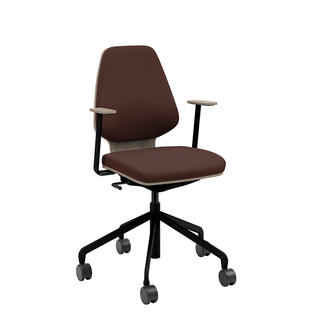 Råshult ask, armstöd, stativ svart, prisgrupp designers