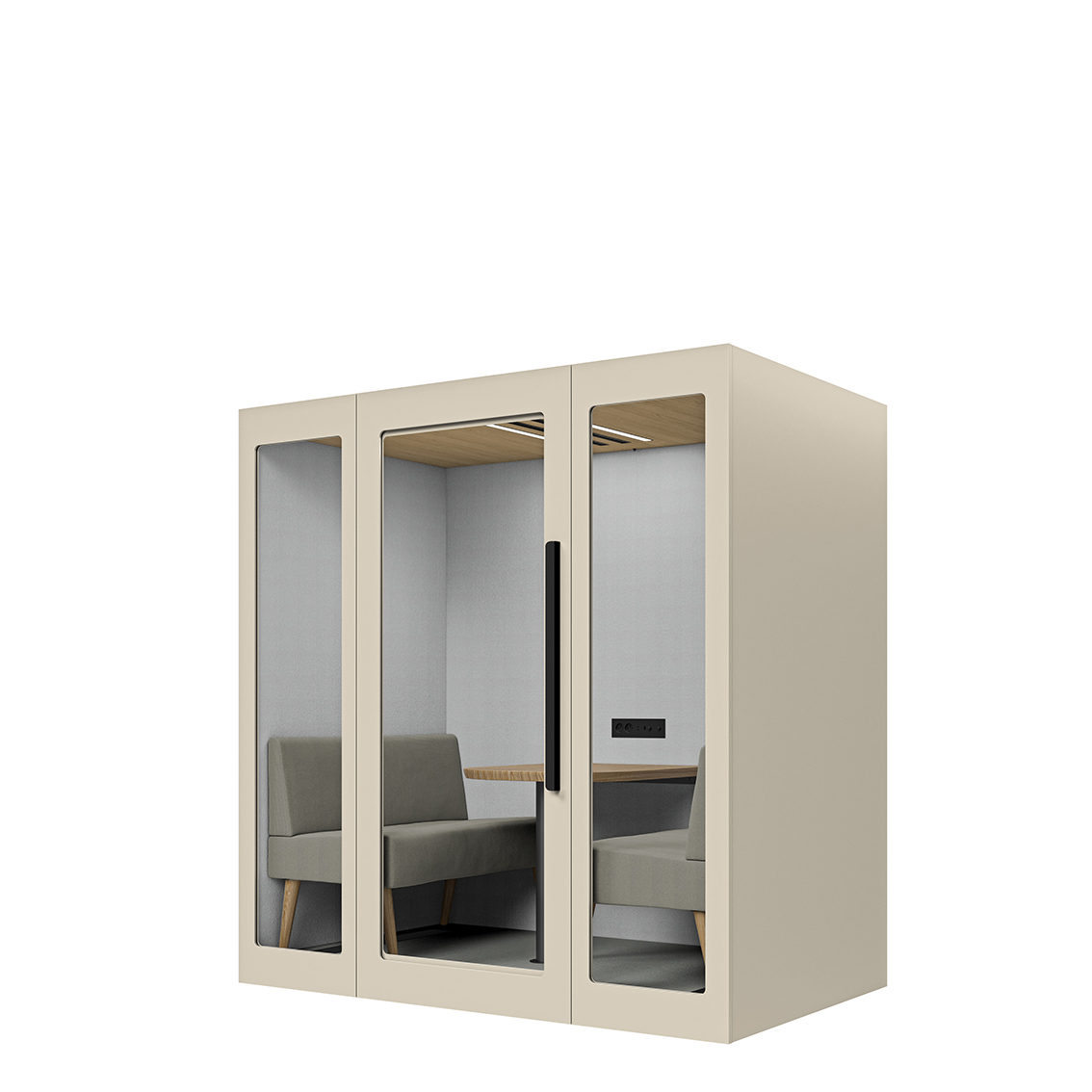 Lugnet Pod Kvartett - Exteriör beige/Möbeltyg Cura 61259