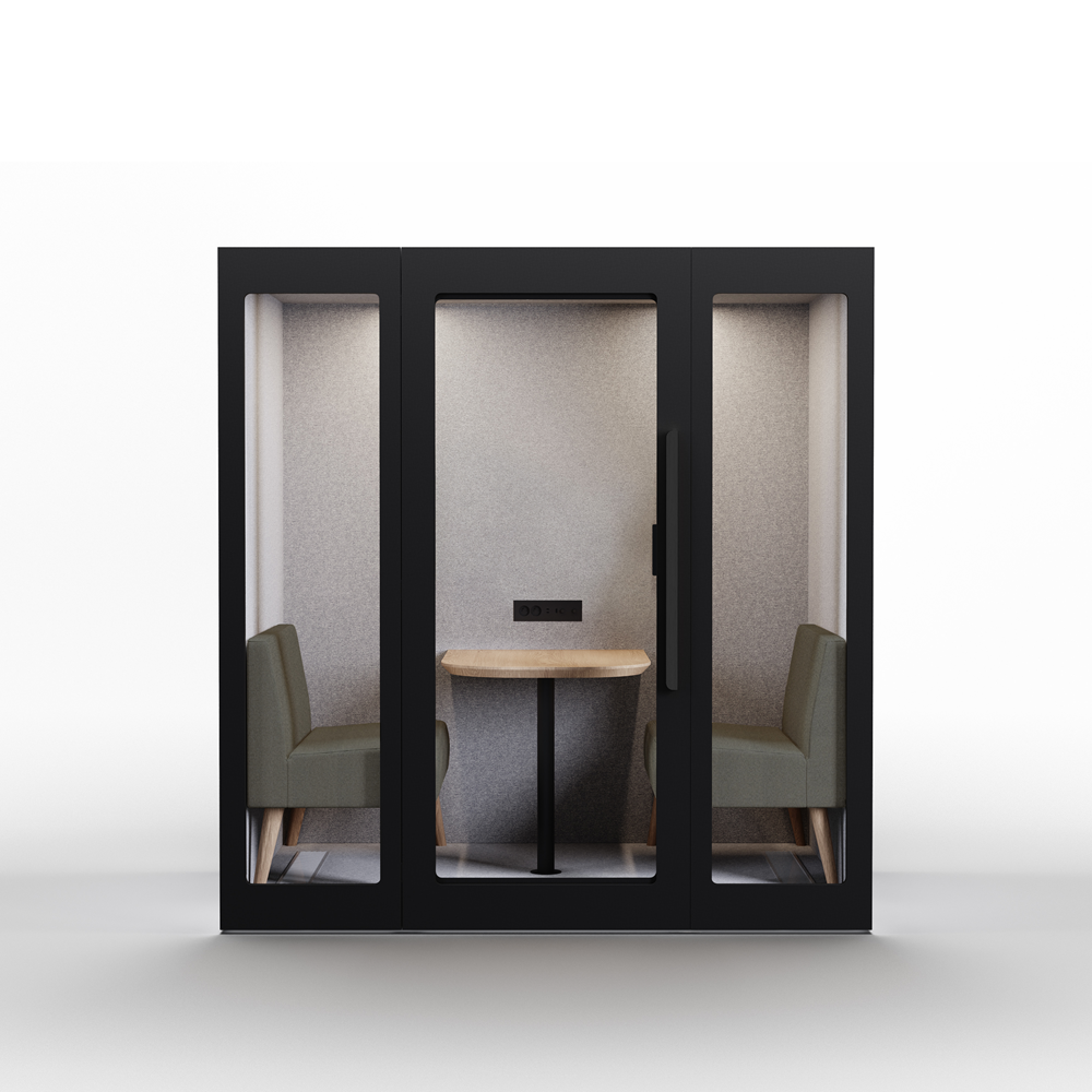 Lugnet Pod Kvartett - Exteriör svart/Möbeltyg Cura 61259