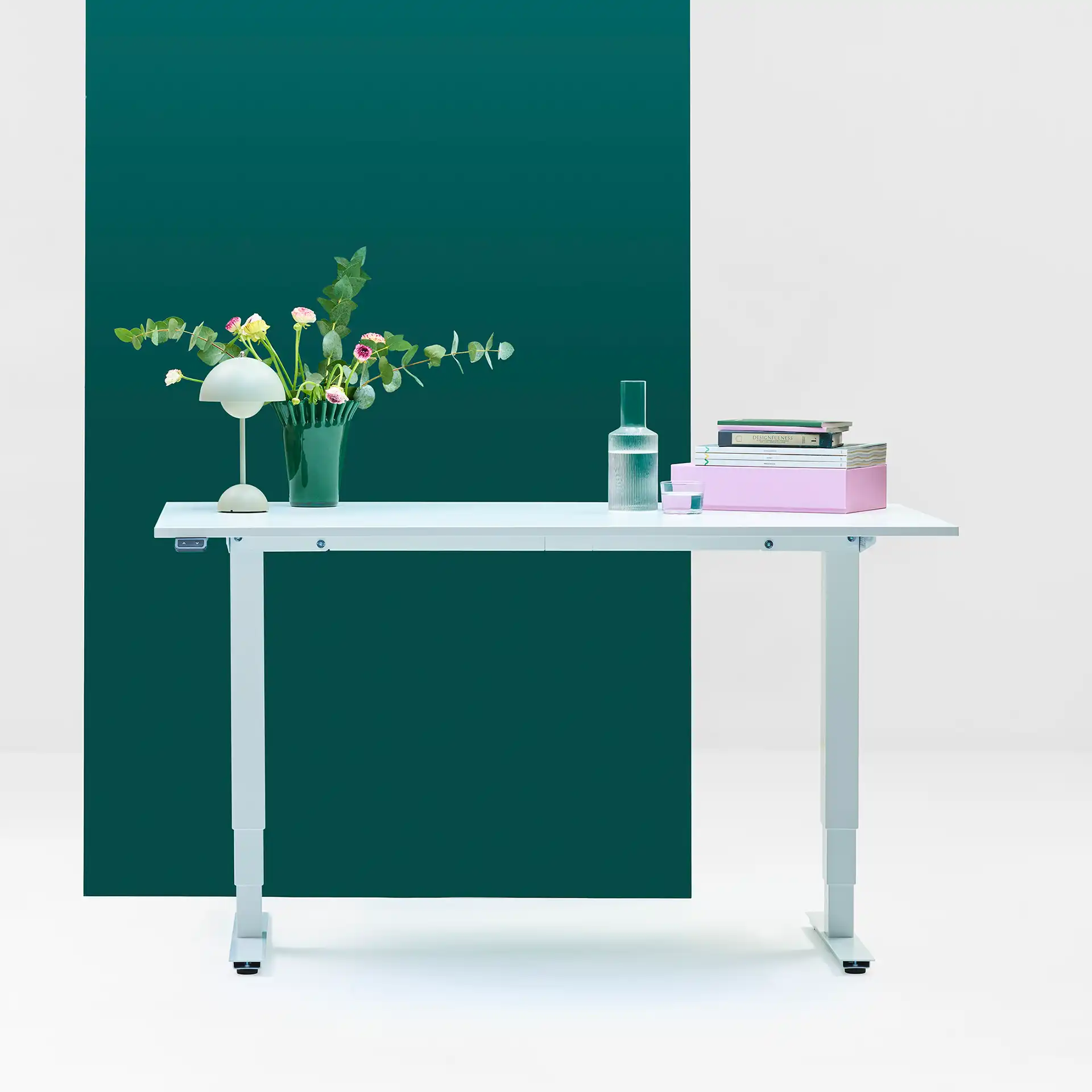 Ergofunk Max 2000 x 800 ljusgrå/svart
