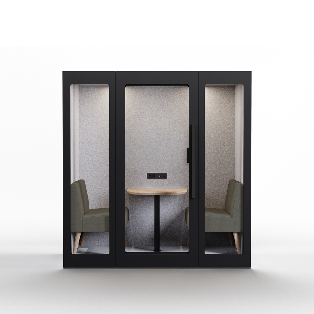 Lugnet Pod Duett - Exteriör svart/Möbeltyg Cura 61259