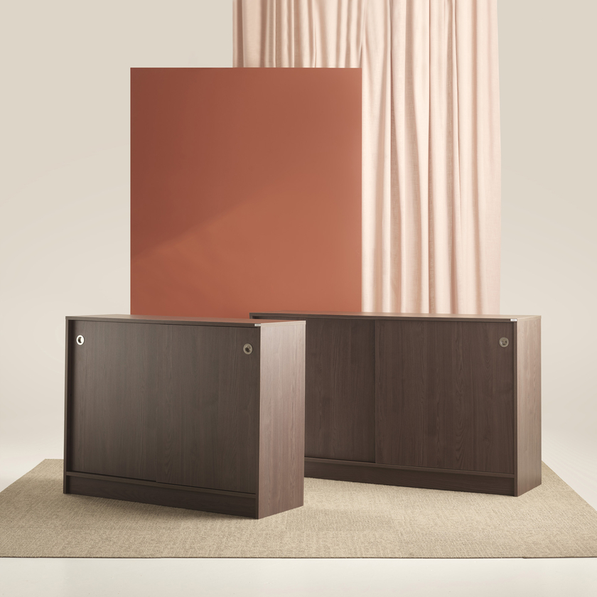 Cabinet with sliding doors White 2106