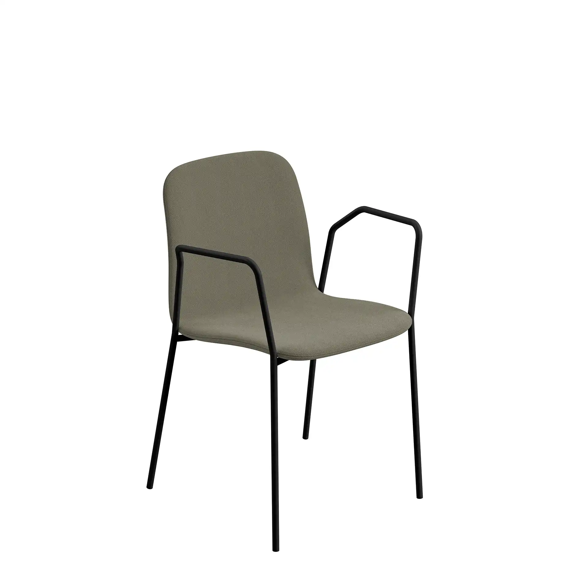 Lövhult karmstol Cura 61169/Svart stativ