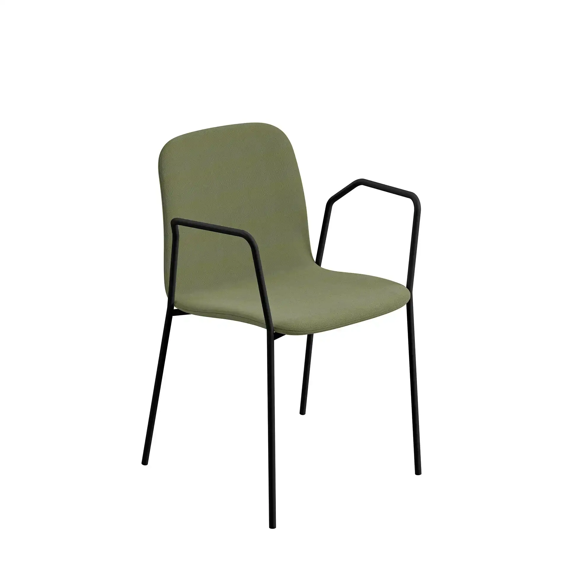 Lövhult karmstol Cura 68261/Svart stativ