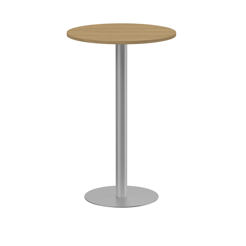 Barbord/Ståbord Ø700 mm ek/silver
