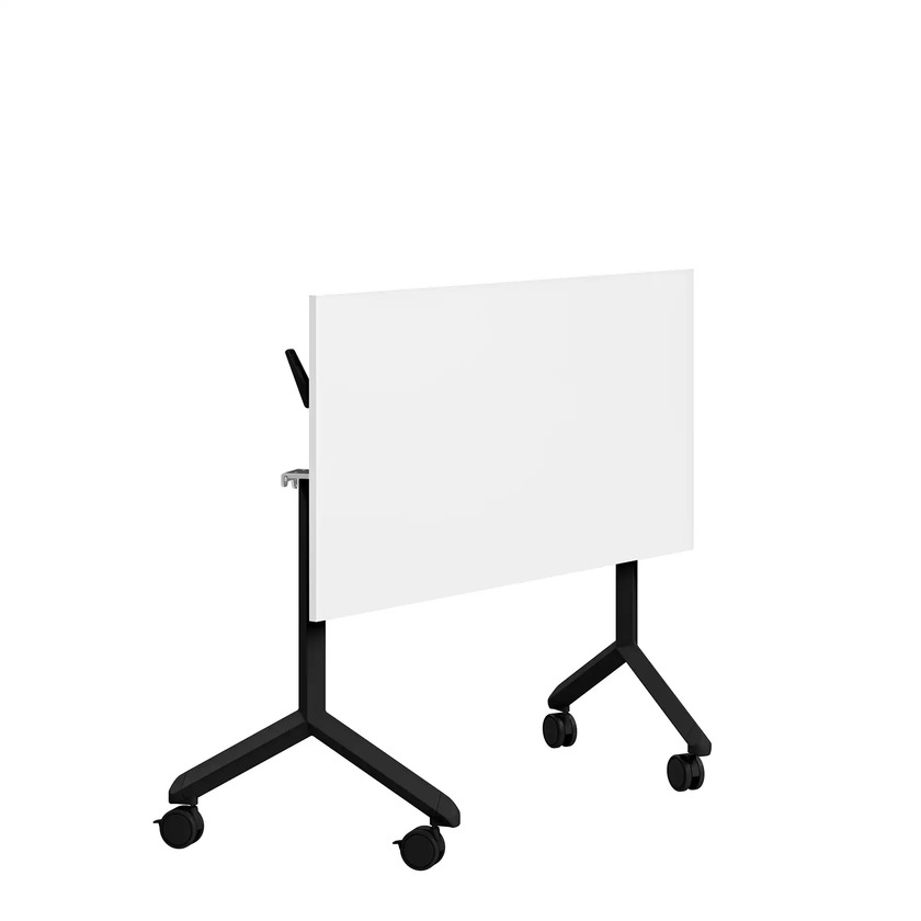 Fällbart bord Ergofunk Tilt 1200 x 600 vit/svart