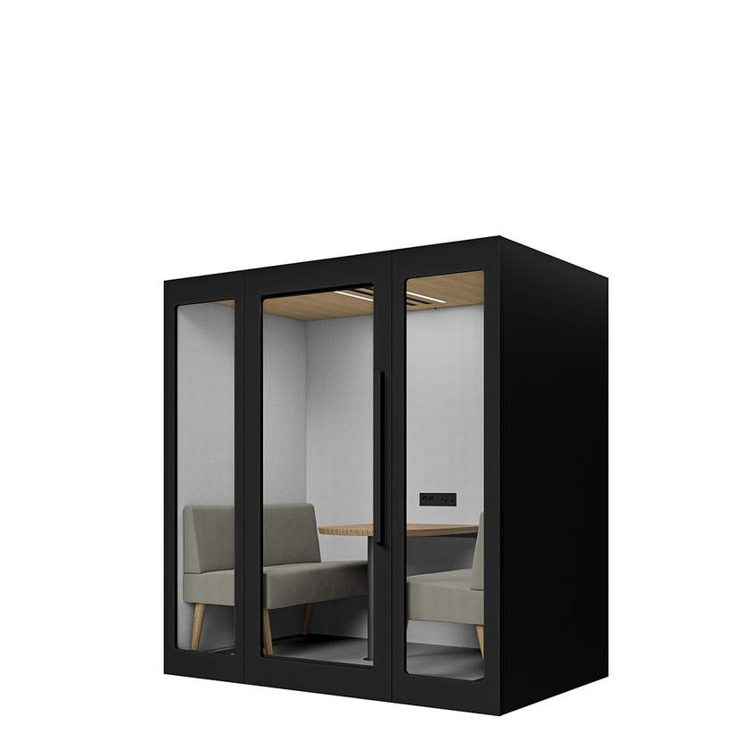 Lugnet Pod Kvartett - Exteriör svart/Möbeltyg Cura 61259