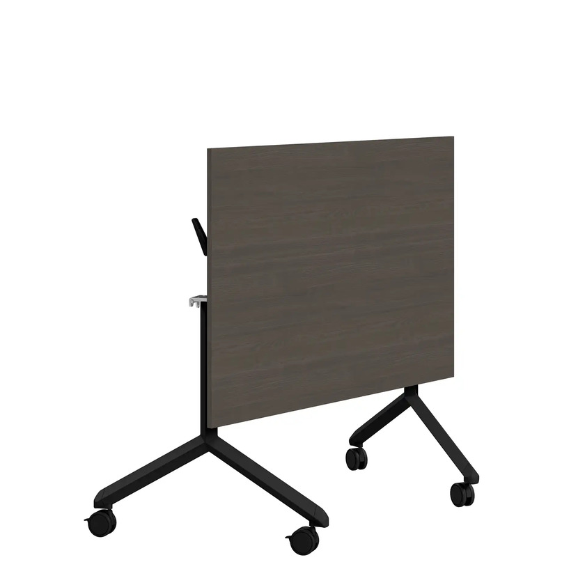Fällbart bord Ergofunk Tilt 1400 x 800 mörk ask/svart