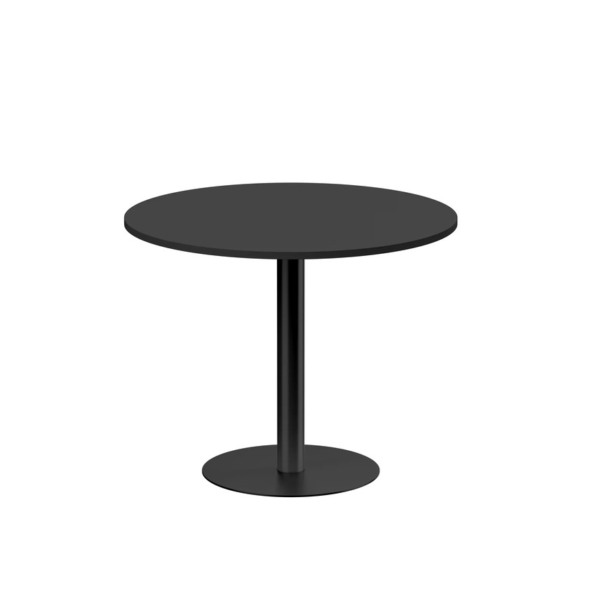 Cafébord pelarstativ Ø900 mm svart/svart