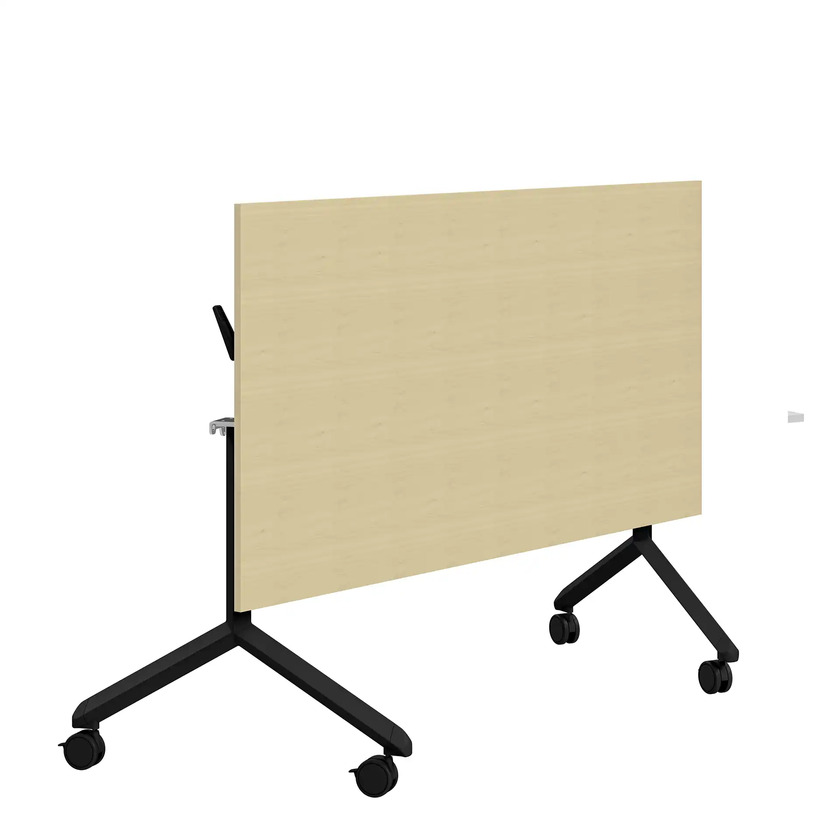 Fällbart bord Ergofunk Tilt 1600 x 800 björk/svart