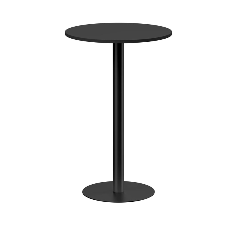 Barbord/Ståbord Ø700 mm svart/svart