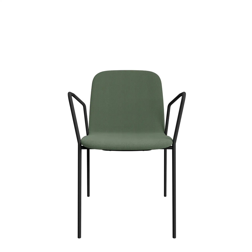 Lövhult karmstol Cura 68182/Svart stativ